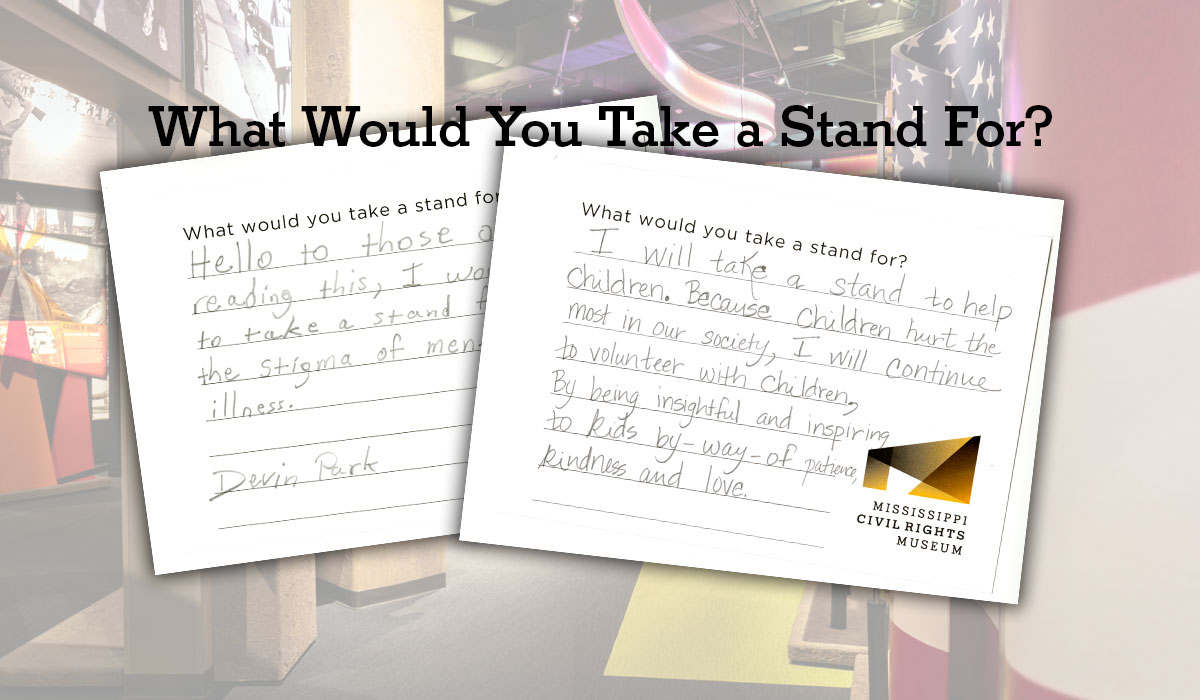 What Would You Take A Stand For?