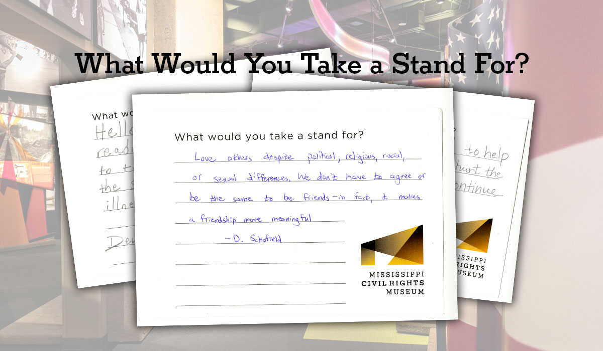 What Would You Take A Stand For?