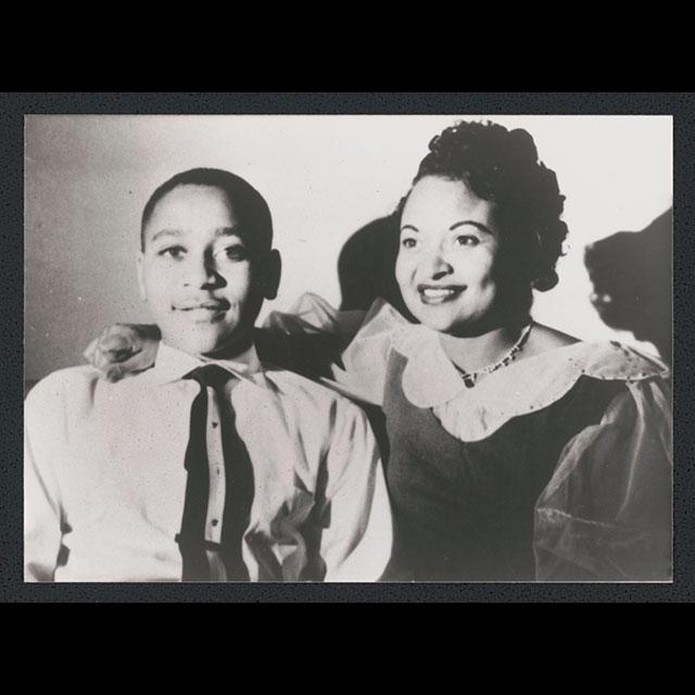 Emmett Till and his mother Mamie Till Mobley - Library of Congress Prints and Photographs Division, LC-DIG-ppmsca-48234