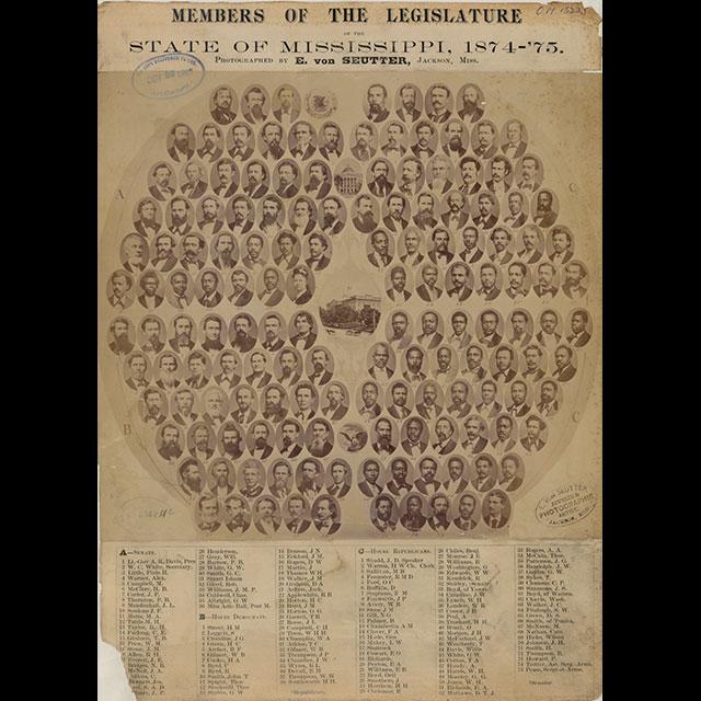 A composite of the 1874-1875 state legislature